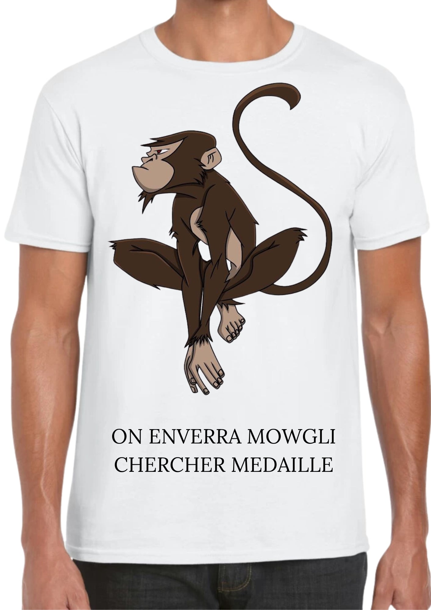 T-shirt on enverra Mowgli chercher médailles- qlfwood™