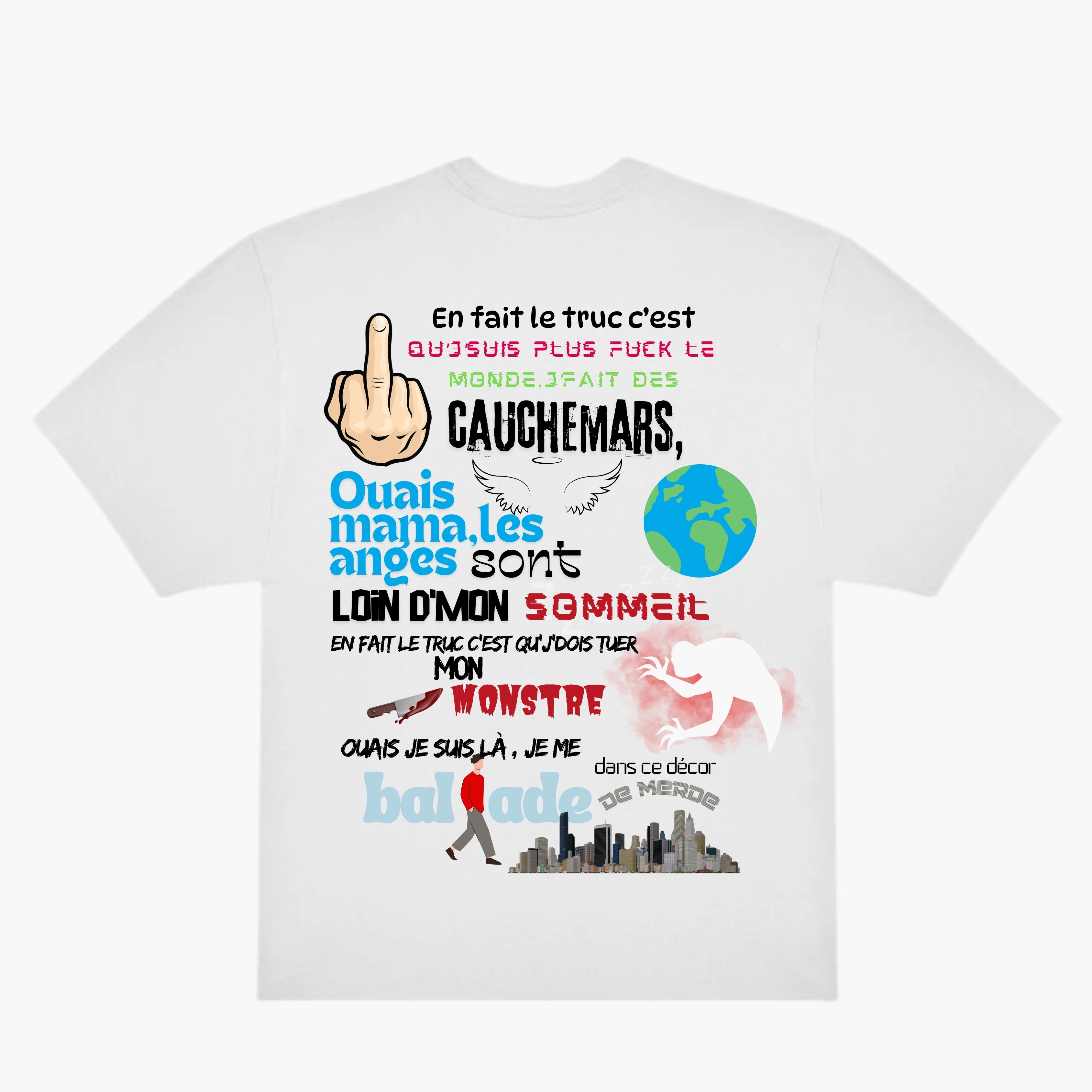 T-shirt Paroles "Humain"