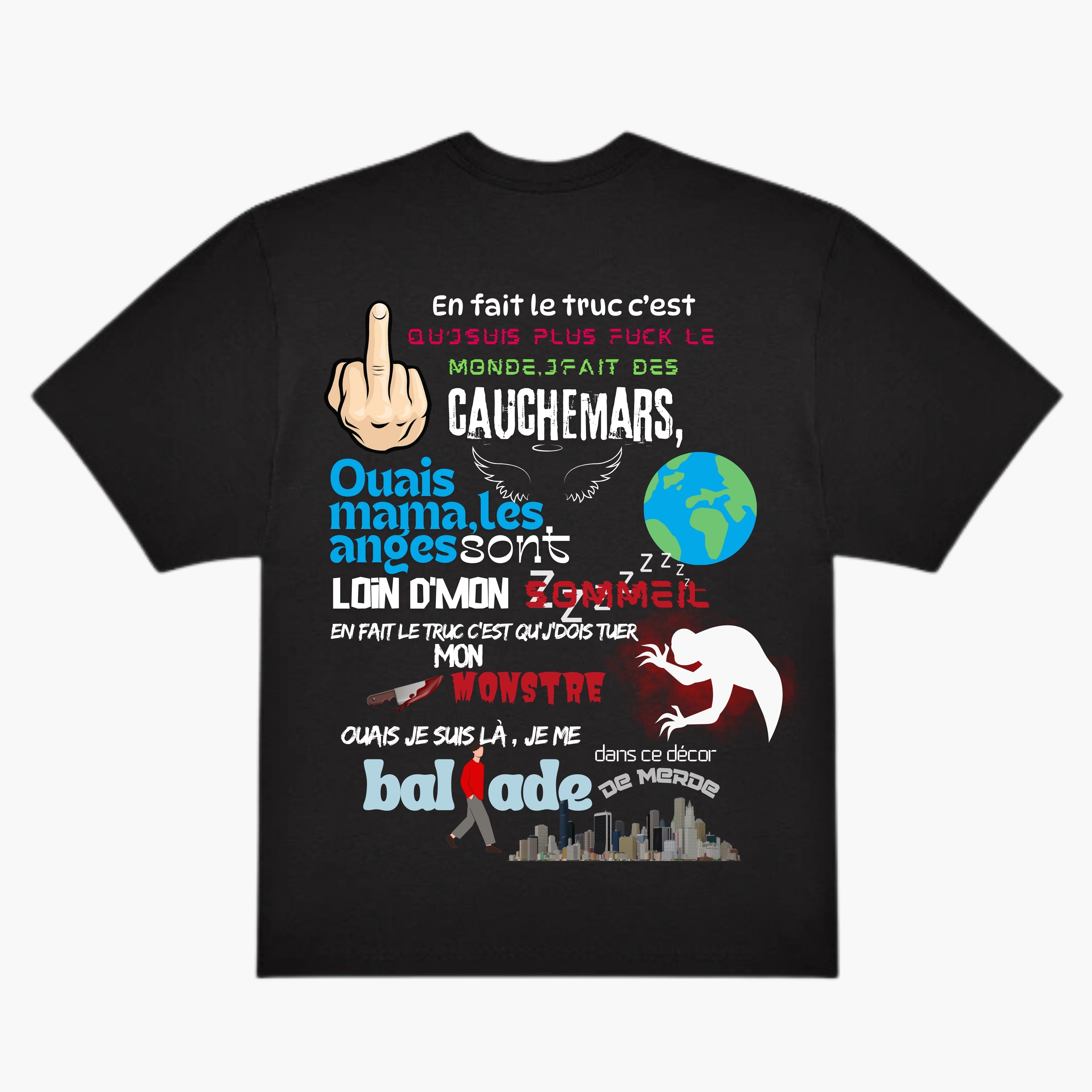 T-shirt Paroles "Humain"