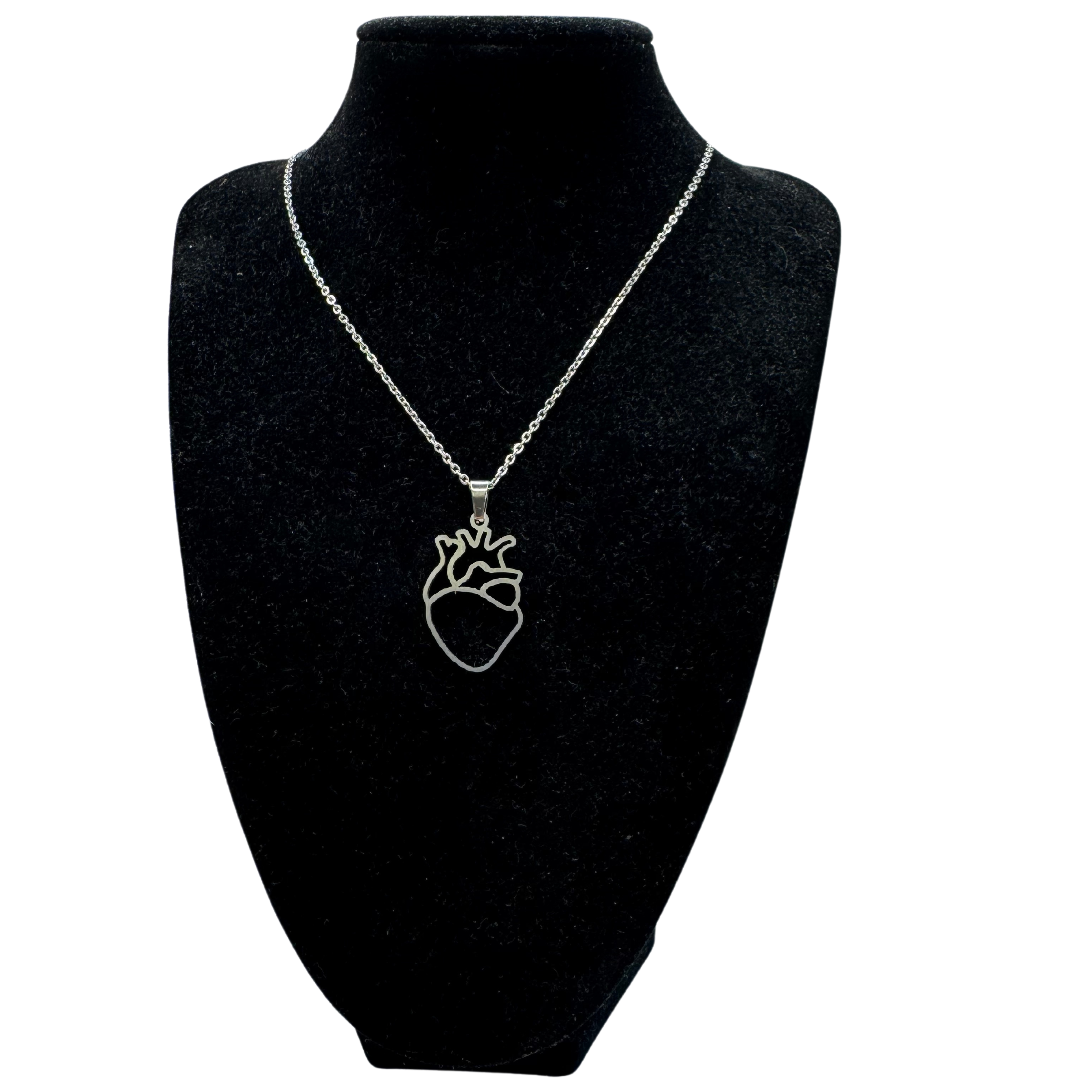 Collier Cœur QLF acier inoxydable