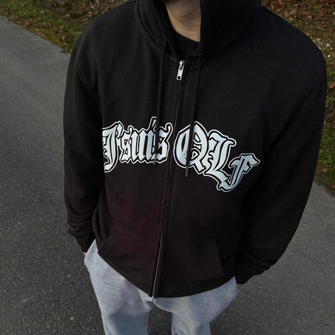 Veste Zippée "J'suis QLF" -