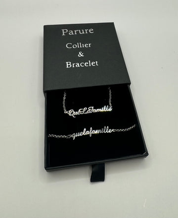 Parure collier & bracelet   