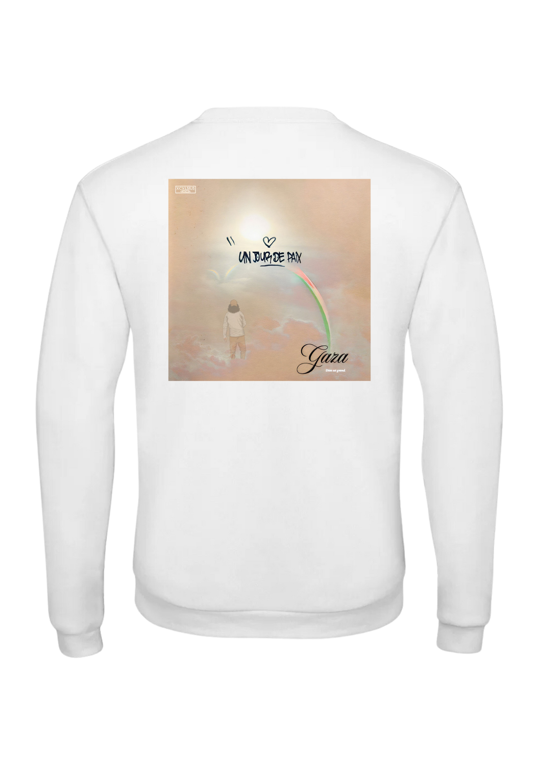 Sweat col rond "Un jour de paix"