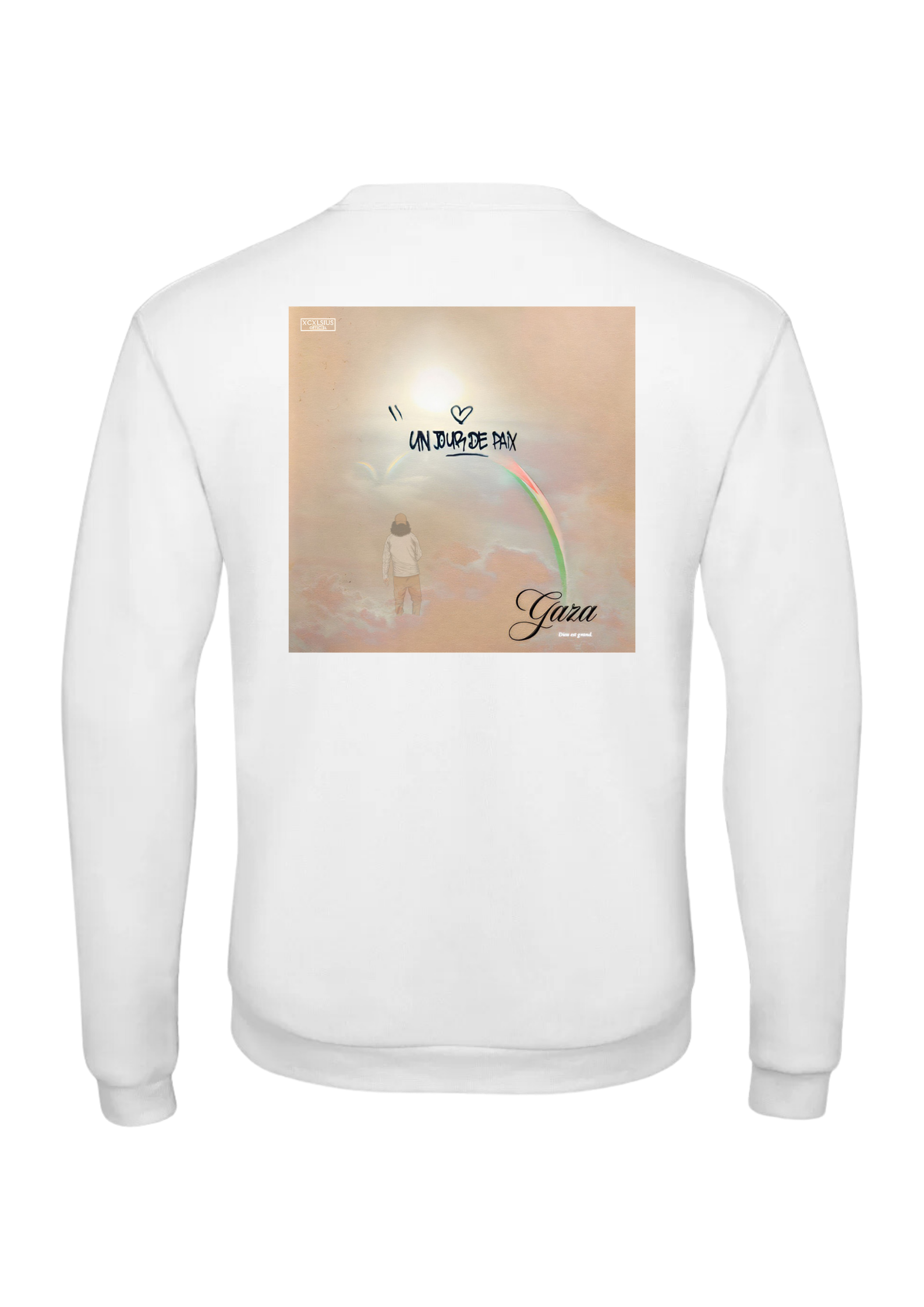 Sweat col rond "Un jour de paix"
