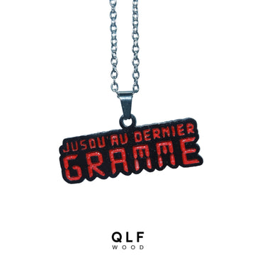 Collier Jusqu'au dernier gramme - qlfwood™