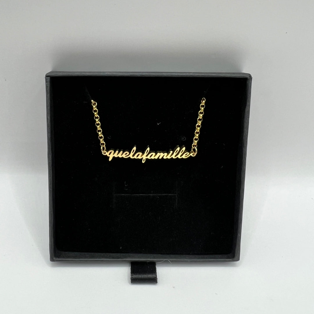 Bracelet "Que la famille" Acier Inoxydable - qlfwood™
