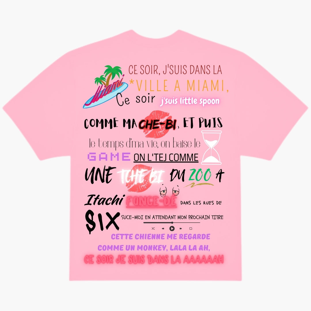 T-shirt Paroles "MENACE"