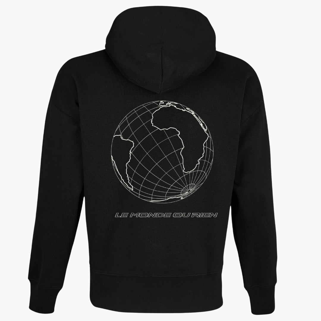Hoodie OverSize "Le Monde Ou Rien"