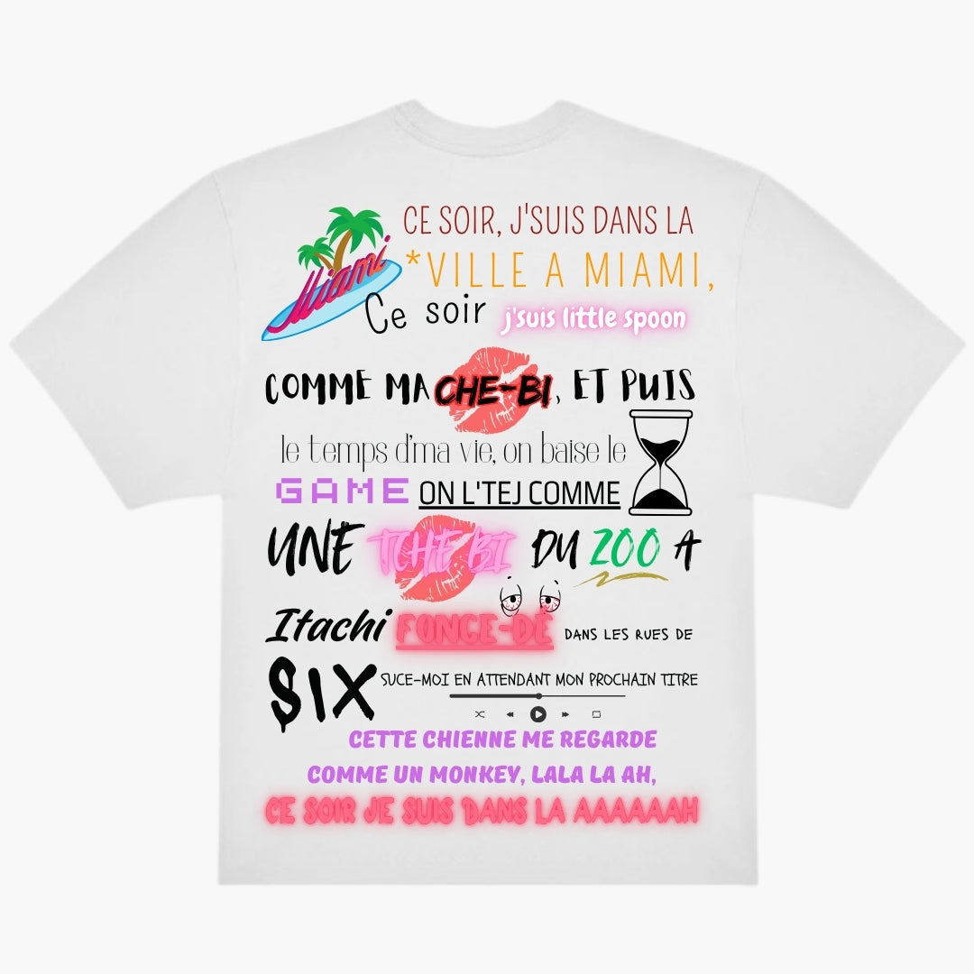 T-shirt Paroles "MENACE"