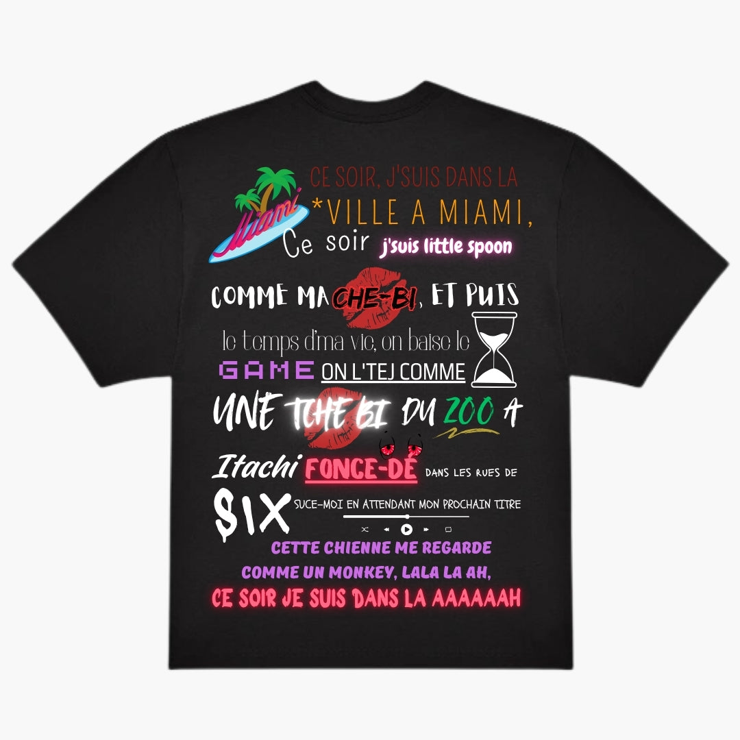 T-shirt Paroles "MENACE"