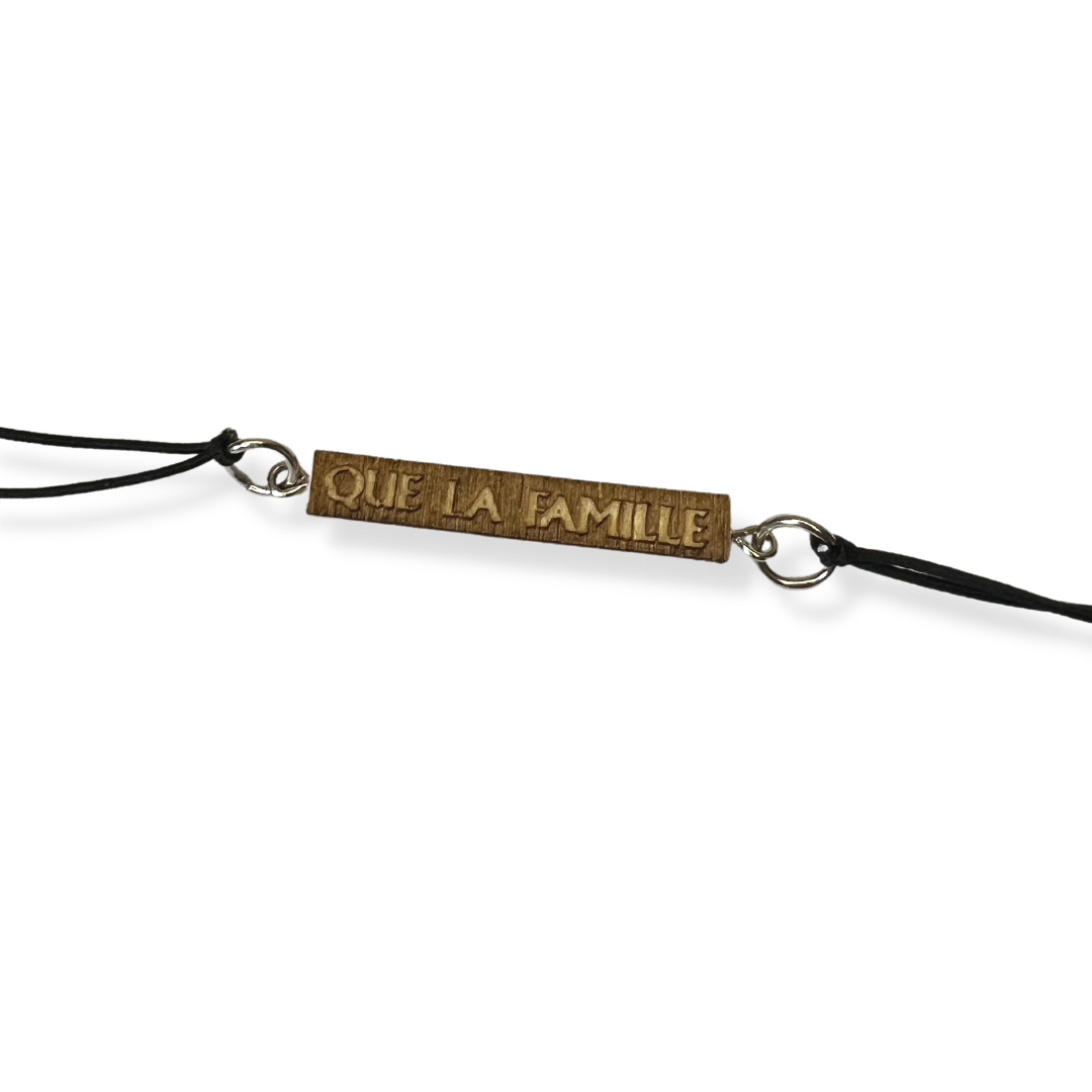 Bracelet que la famille en bois - qlfwood™