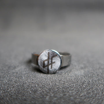 Bague QLF en acier ARGENT - qlfwood™