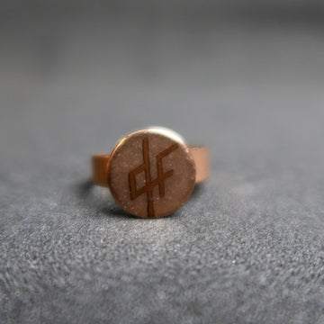 Bague QLF en acier OR ROSE - qlfwood™