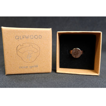 Bague QLF en acier OR ROSE - qlfwood™