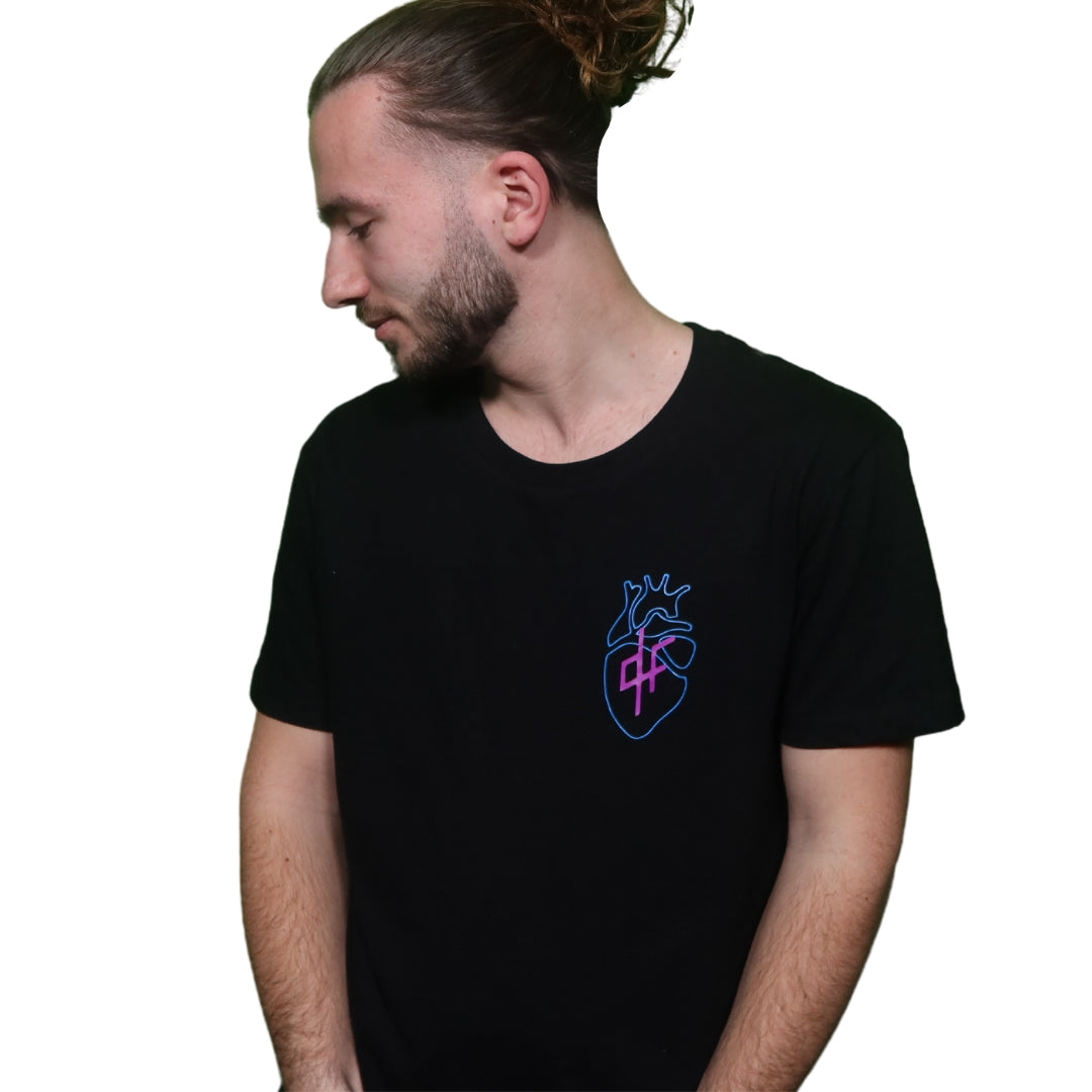 T-shirt Cœur Néon QLF - qlfwood™