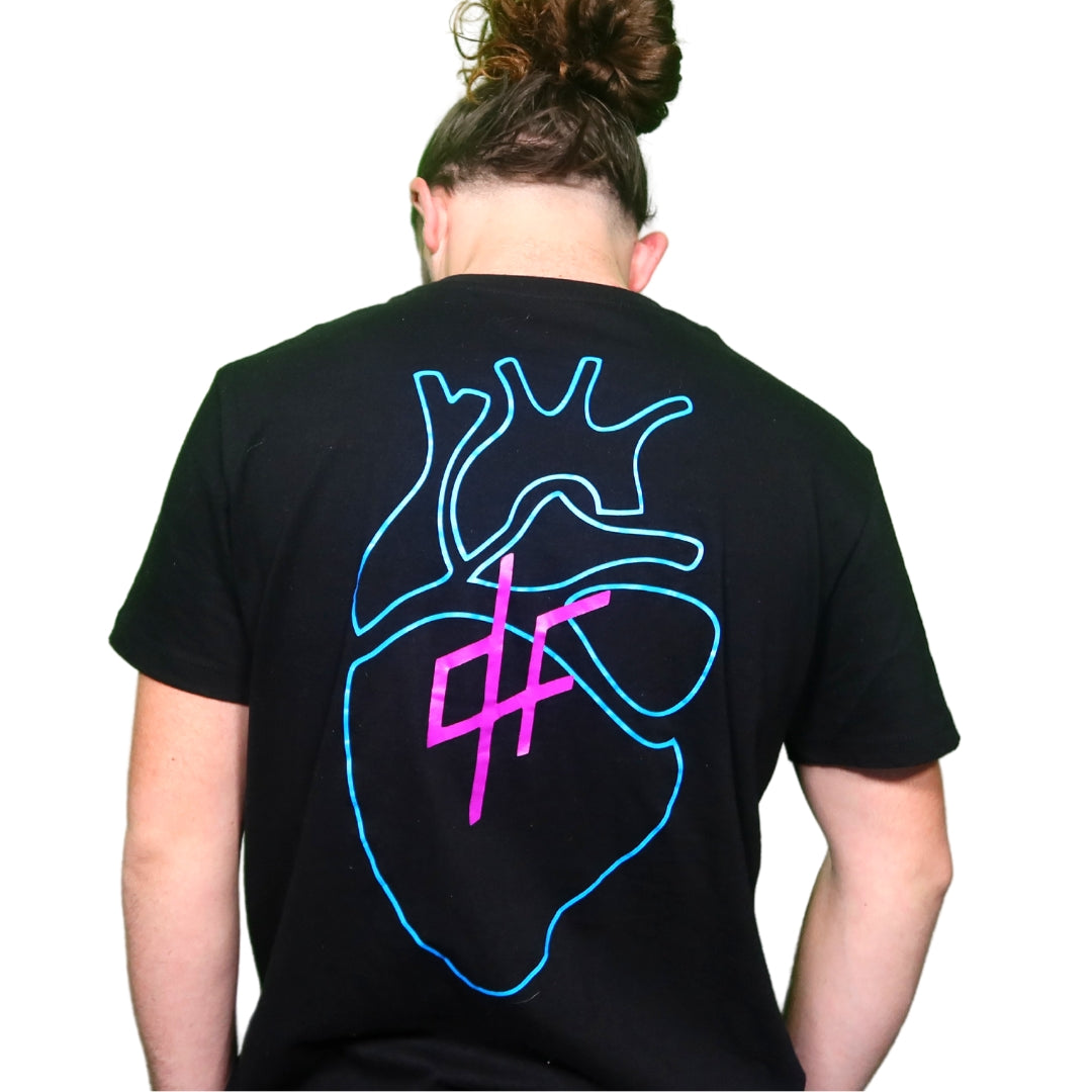T-shirt Cœur Néon QLF - qlfwood™